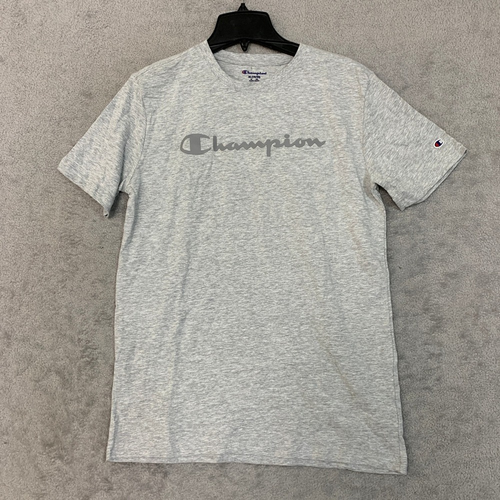 NWOT Champion T-Shirt Youth  XL 18/20 Gray Cotton Blend Short Sleeve